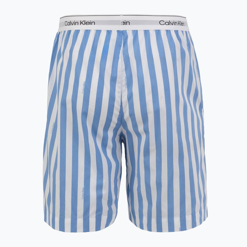 Piżama męska Calvin Klein LV00NM2903 classic white top/vertical boardway 7