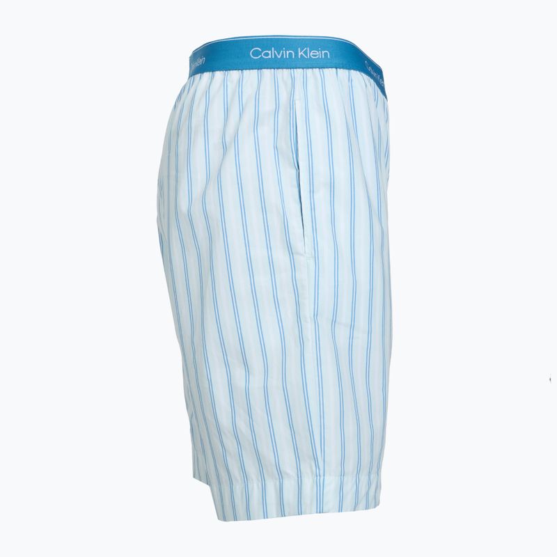 Piżama męska Calvin Klein LV00NM2903 classic white top/aurora stripe 8