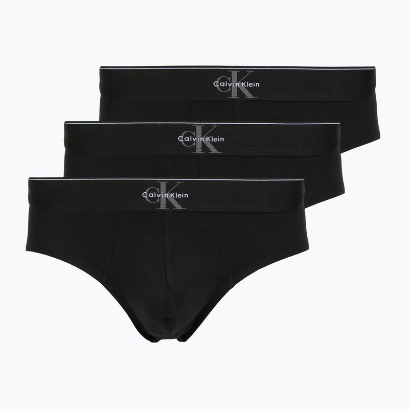 Slipy męskie Calvin Klein LV00NB4471 Hip Brief 3 pary black
