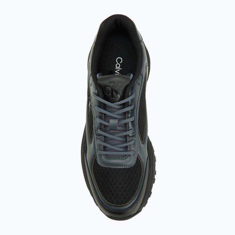 Buty męskie Calvin Klein YM0YM01451 Hike Runner Laceup Mesh Mix black/coal/buttercup 5