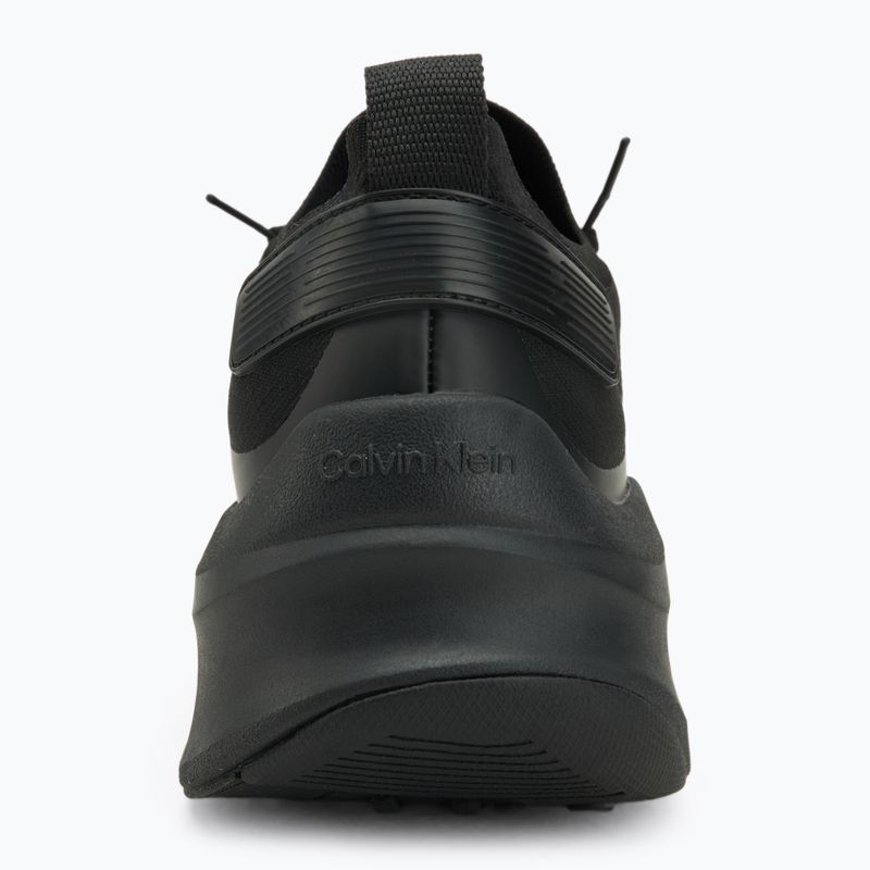 Buty męskie Calvin Klein YM0YM01457 Chunky Runner Lace Up Sock Knit triple black 6