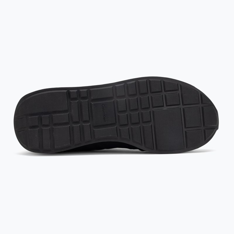 Buty męskie Calvin Klein YM0YM01414 Retro Runner Sock Laceup Mix Mat ck black 4