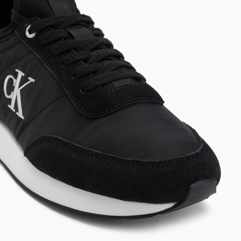 Buty męskie Calvin Klein YM0YM01414 Retro Runner Sock Laceup Mix Mat ck black 7