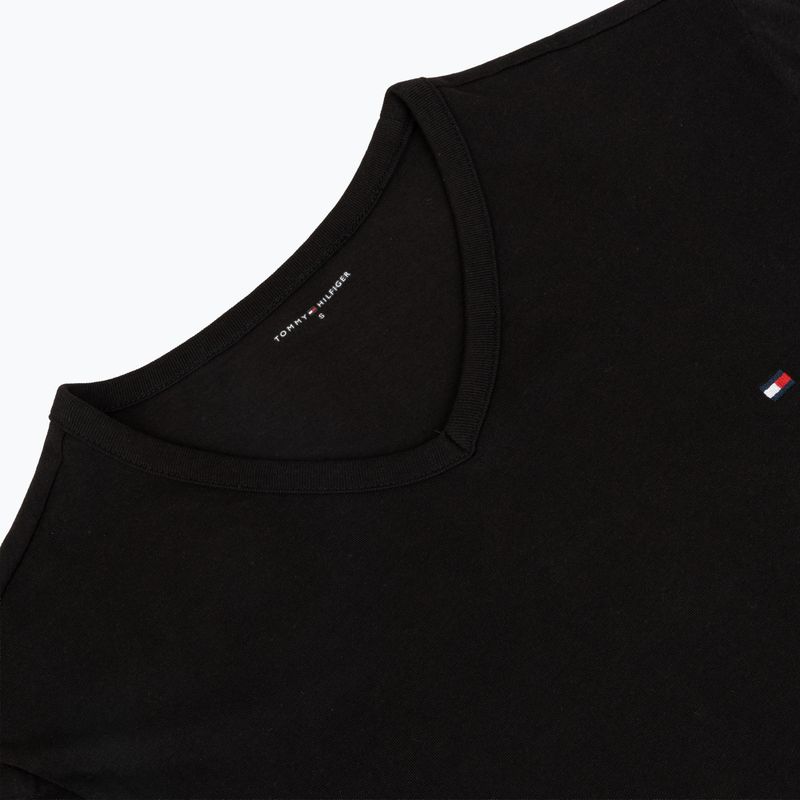 Koszulka męska Tommy Hilfiger Cotton V-Neck 3-pak black/black/black 4