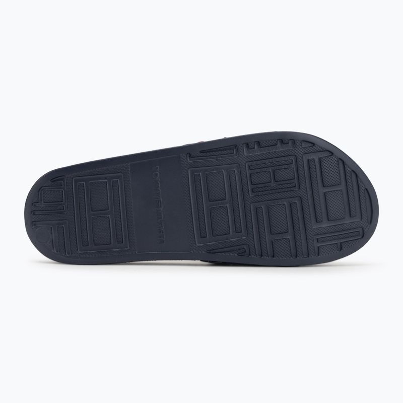 Klapki damskie Tommy Hilfiger Braided Pool rwb 4