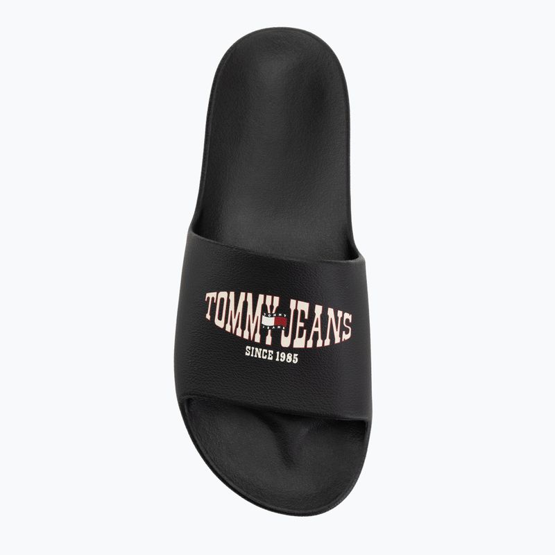 Klapki męskie Tommy Jeans Injected black 5