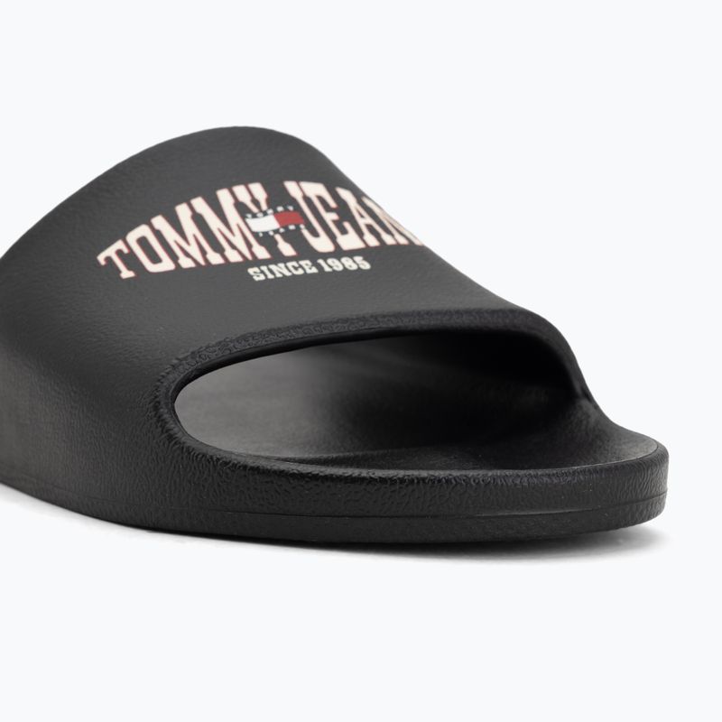 Klapki męskie Tommy Jeans Injected black 7