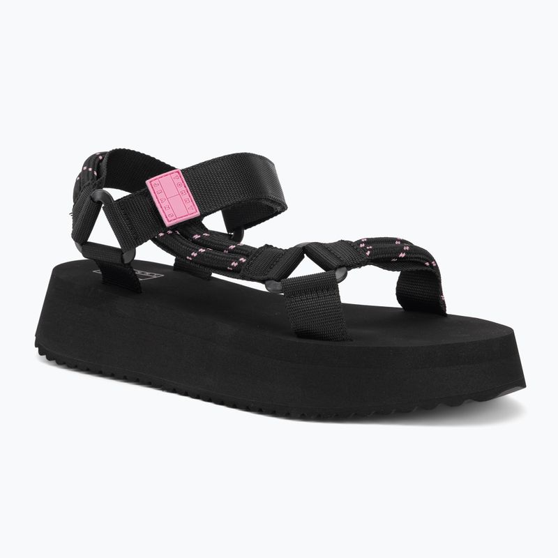 Sandały damskie Tommy Jeans Eva Rope black