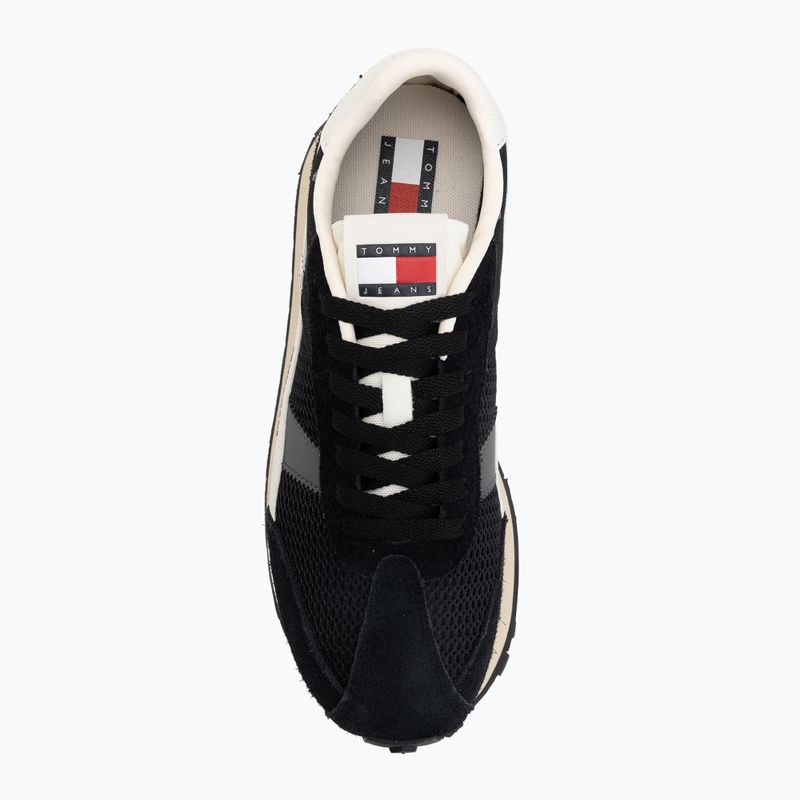 Buty damskie Tommy Jeans Retro Runner Archive black/ivory 6