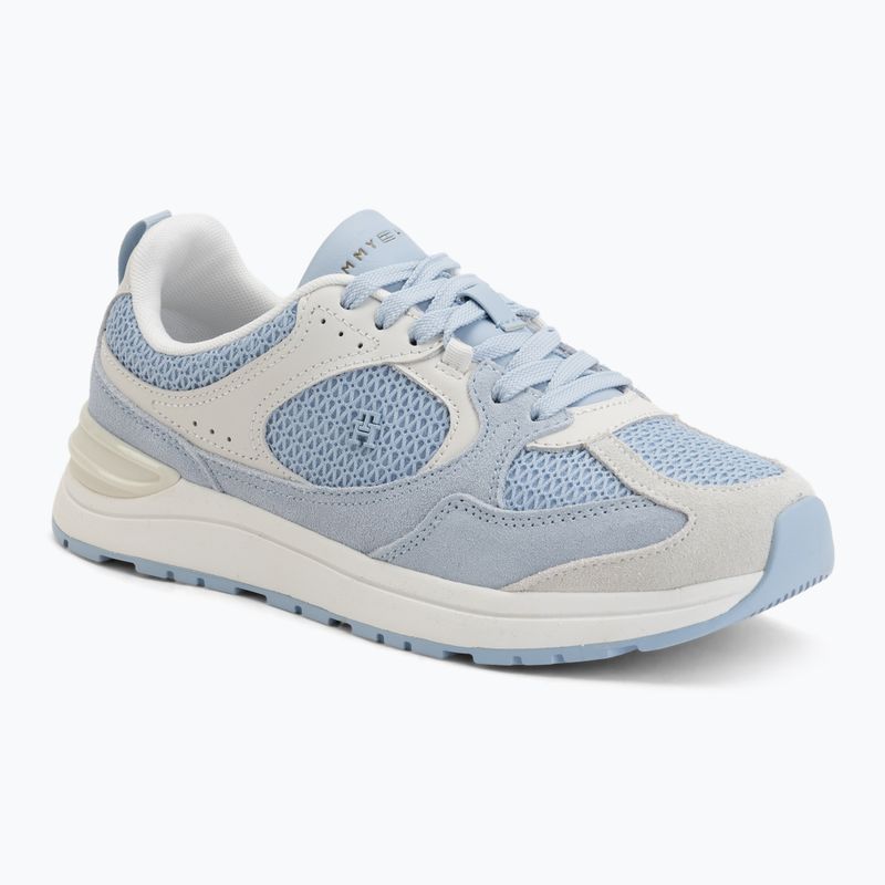 Buty damskie Tommy Hilfiger Mix Material Runner brezzy blue/ecru