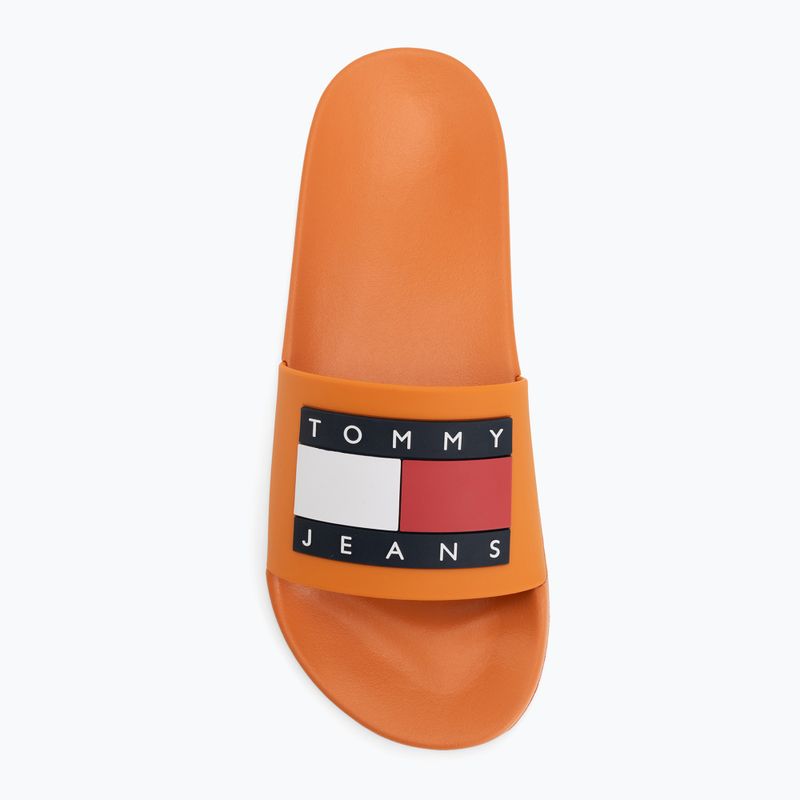 Klapki męskie Tommy Jeans Pool Slide Ess rusty orange 5