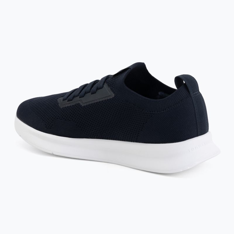 Buty męskie Tommy Hilfiger Lightweight Knitted Runner desert sky 3