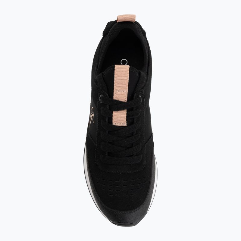 Buty damskie Calvin Klein HW0HW03250 Retro Runner Sock black/tuscany 5