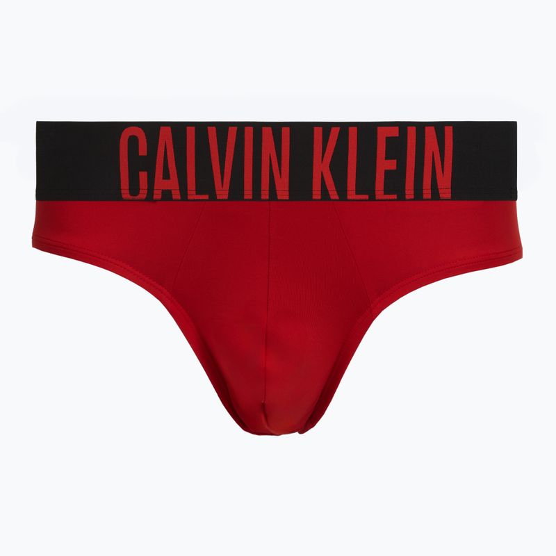 Slipy męskie Calvin Klein 000NB3610A Hip Brief black/goji berry/aqua blue 3