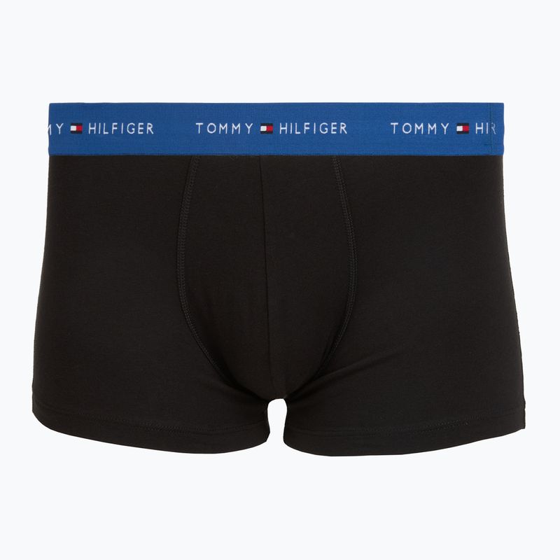 Bokserki męskie Tommy Hilfiger Trunk WB 3 pack nb//opu blu/orna green/ivory silk 3