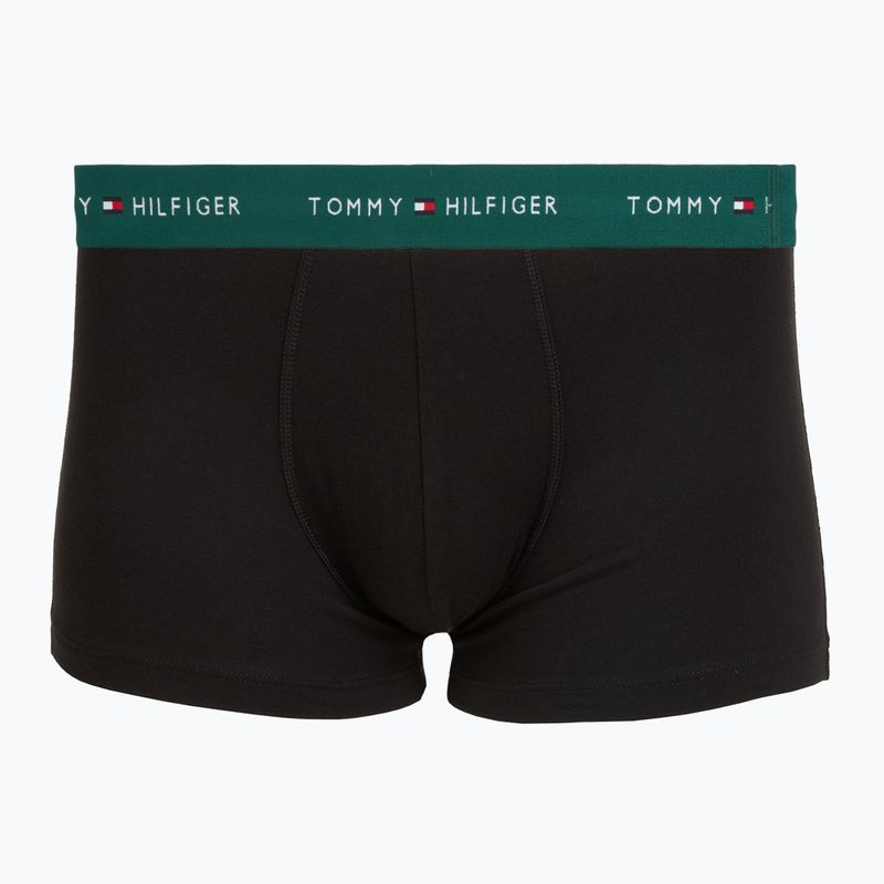 Bokserki męskie Tommy Hilfiger Trunk WB 3 pack nb//opu blu/orna green/ivory silk 4