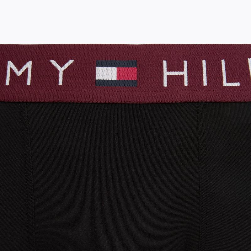Bokserki męskie Tommy Hilfiger Trunk WB 3 pack medium red/rasp juice/burgundy 6