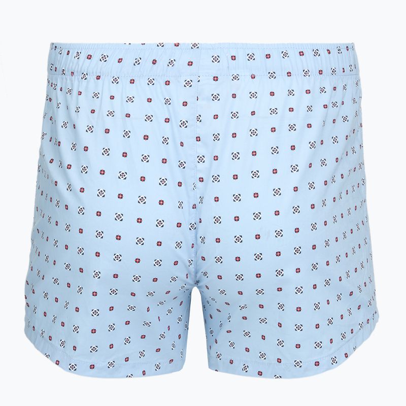 Bokserki męskie Tommy Hilfiger Woven Boxer Print 3 pack rwb foulard/med red/rwb w chck 5