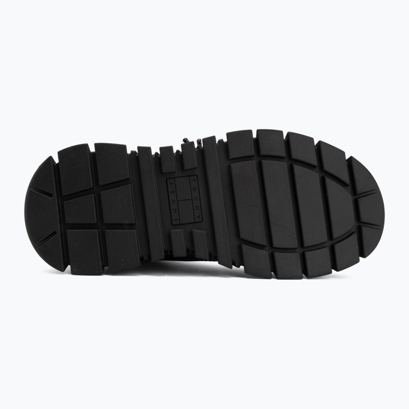 Buty damskie Tommy Jeans Platform Sneaker Leather Mc black 4