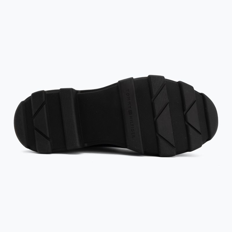 Kalosze damskie Tommy Hilfiger Stamp Warm Ankle black 4