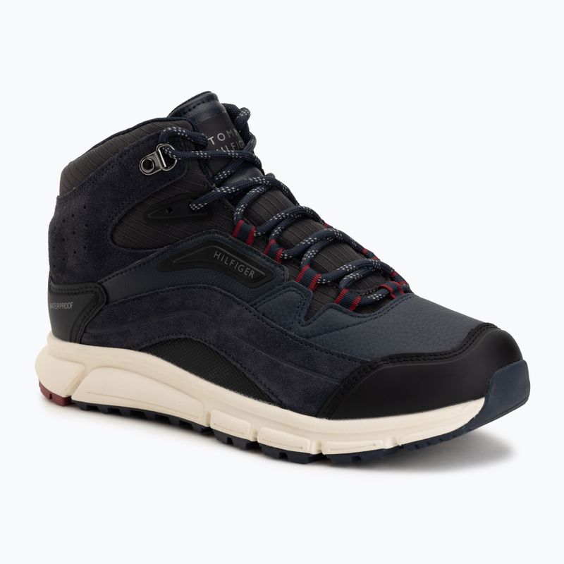 Buty męskie Tommy Hilfiger Mix Chuk Waterproof navy blue