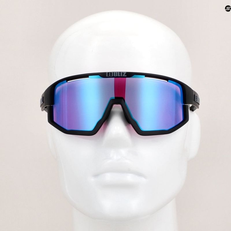 Okulary przeciwsłoneczne Bliz Fusion Nano Optics Nordic Light matt black/ begonia/ violet blue multi 12