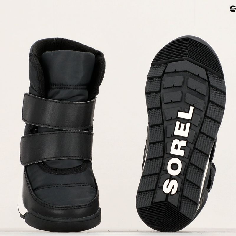 Śniegowce juniorskie Sorel Whitney II Strap black/sea salt 16