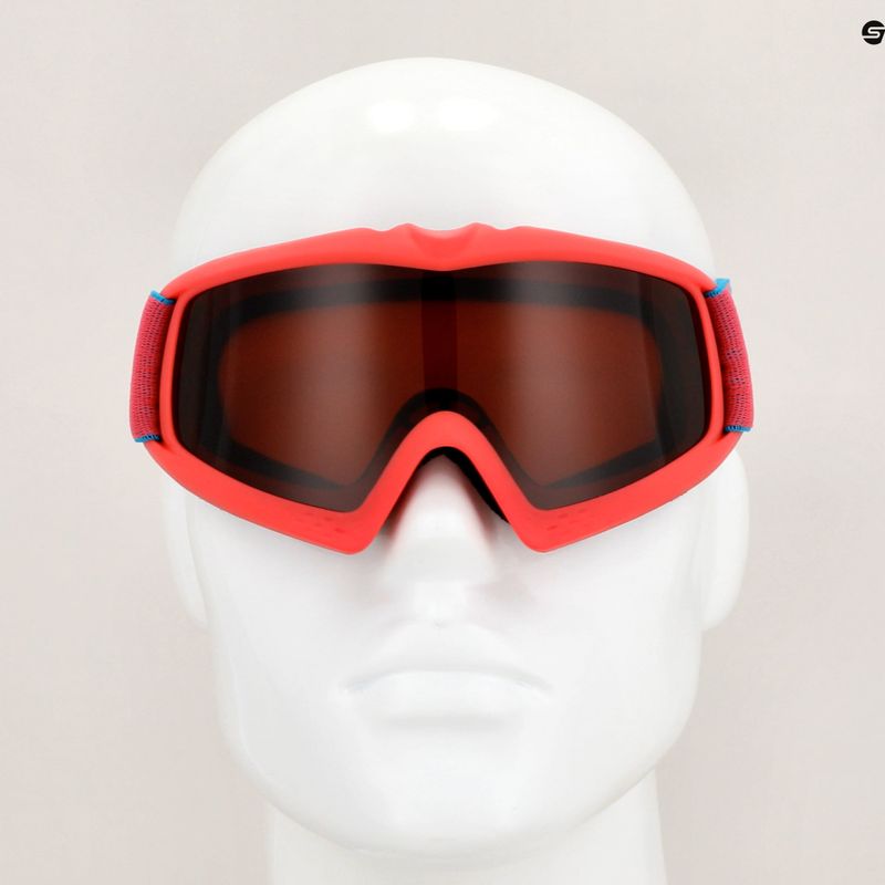 Gogle narciarskie dziecięce Rossignol Raffish S Jr pink/orange 9