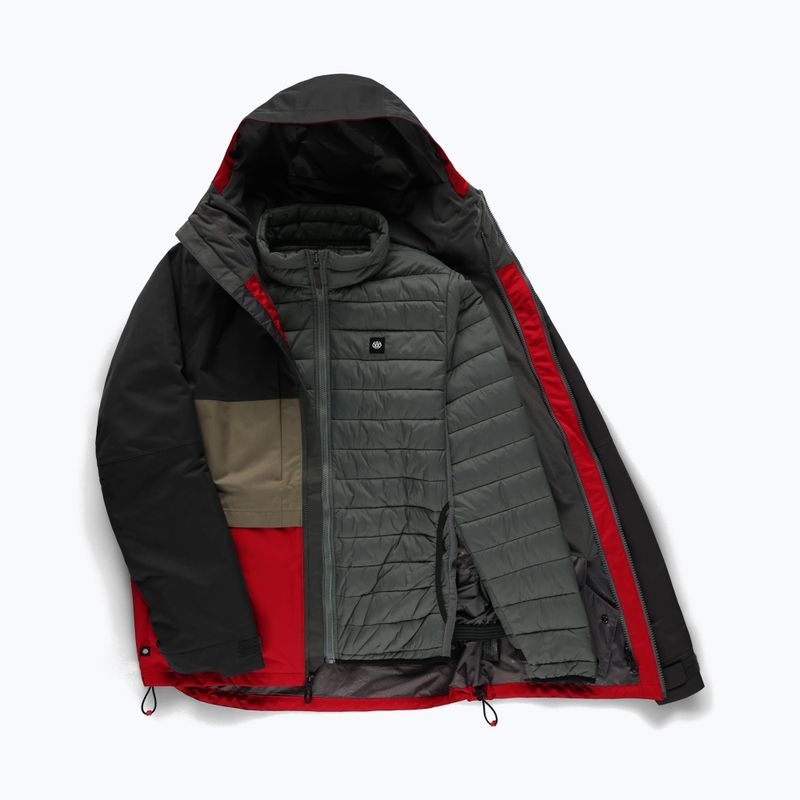Kurtka snowboardowa męska 686 Smarty 3IN1 Form charcoal colorblock 10