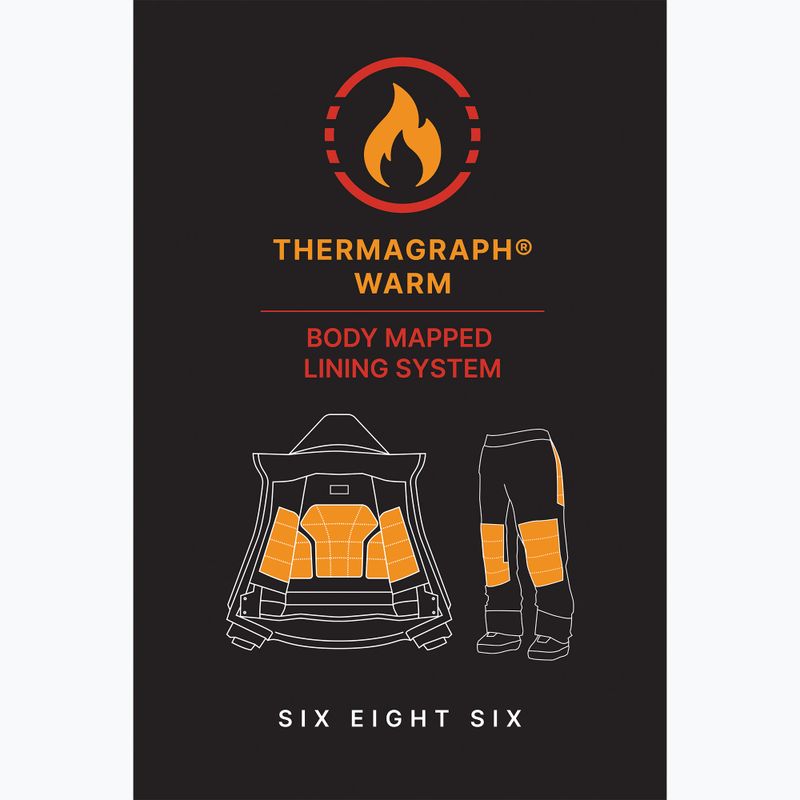 Spodnie snowboardowe męskie 686 Quantum Thermagraph black 9