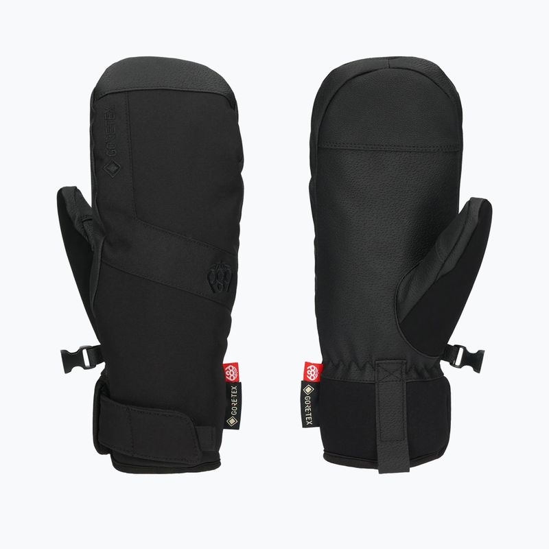 Rękawice snowboardowe damskie 686 Gore-Tex Linear Under Cuff Mitt black