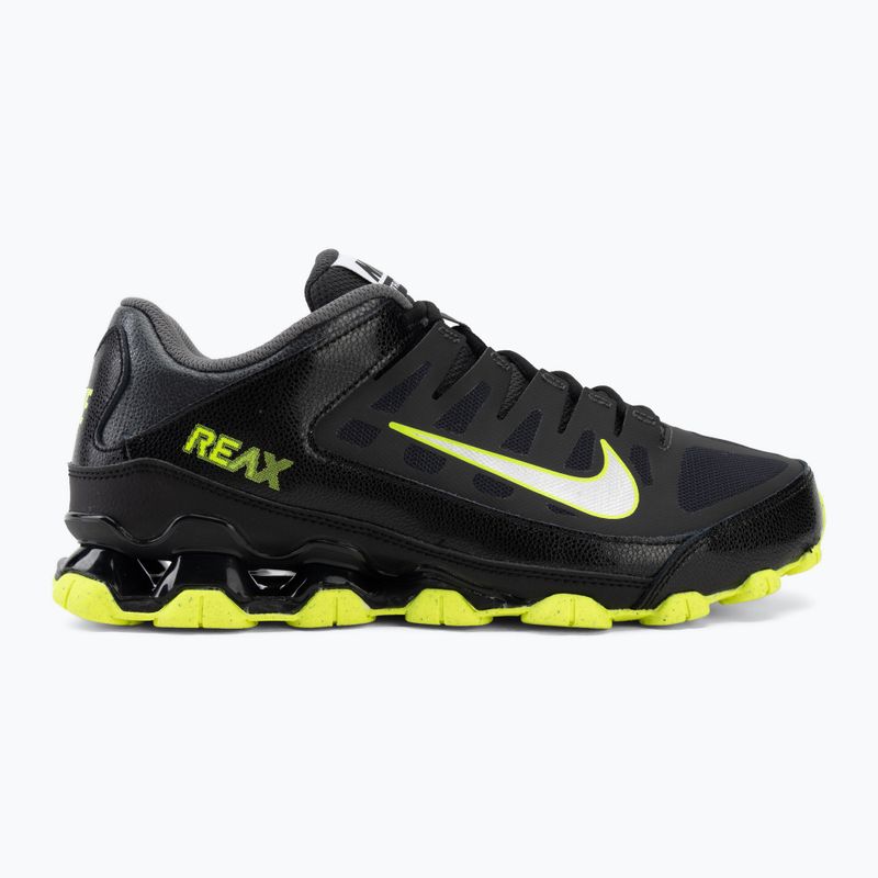 Buty treningowe męskie Nike Reax 8 TR Mesh black/anthracite/metallic silver 2