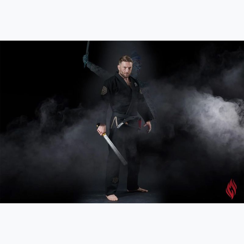 GI do brazylijskiego jiu-jitsu Fairtex "Treeburam" Limited Edition black 9