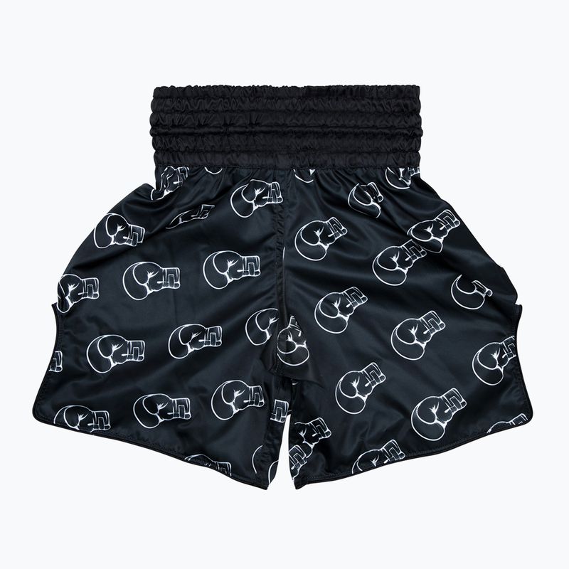 Spodenki bokserskie Fairtex Boxing Trunks BT2006 "Motif" black 2