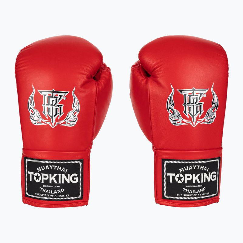 Rękawice bokserskie Top King Boxing Competition red 2