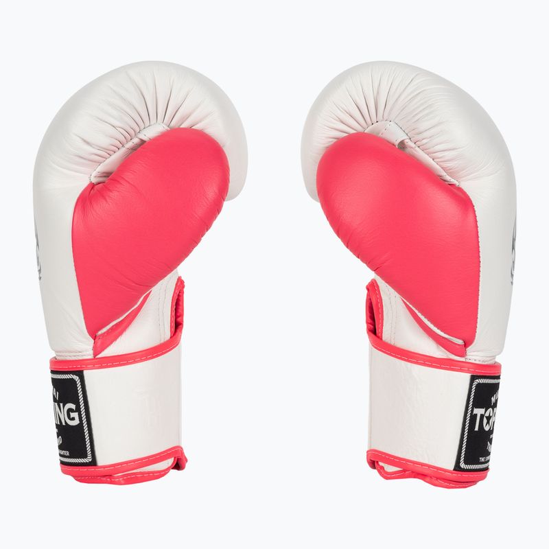 Rękawice bokserskie Top King Boxing Reborn white/pink 4