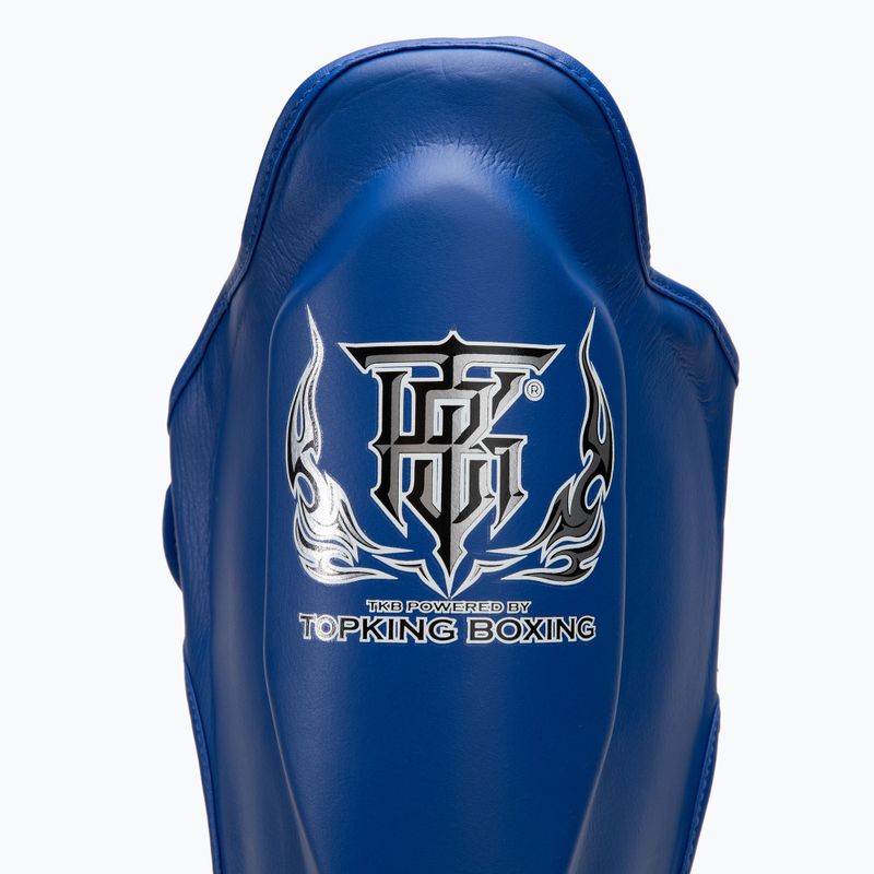 Ochraniacze piszczeli i stóp Top King Pro Semi Leather blue 3