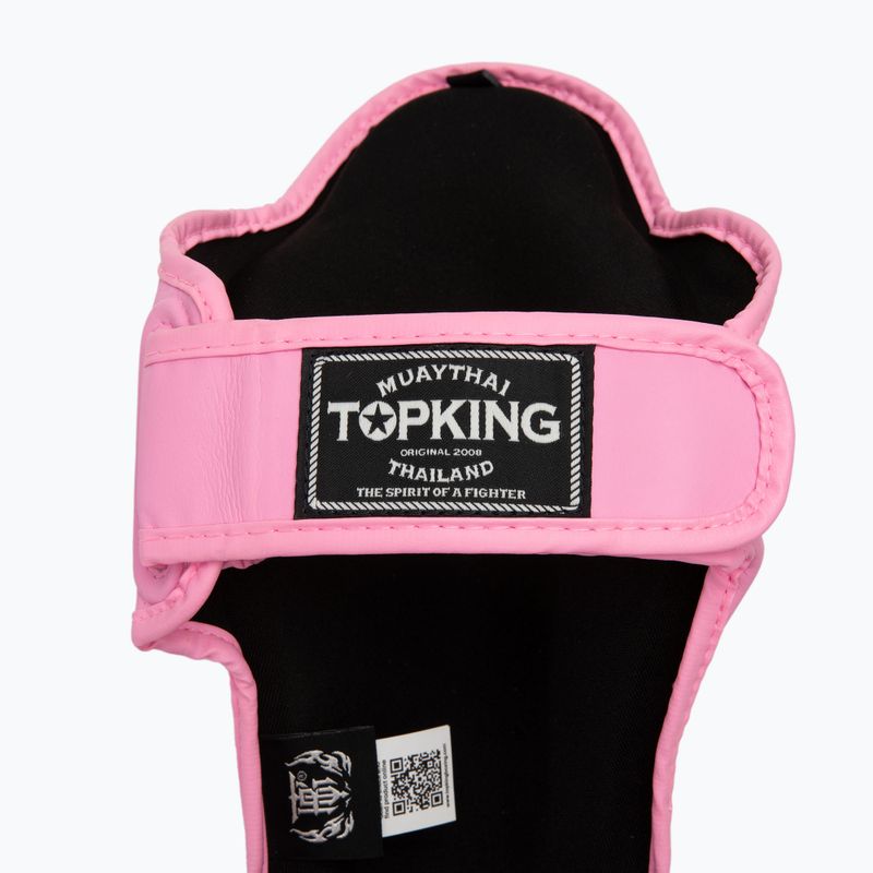 Ochraniacze piszczeli i stóp Top King Pro Semi Leather pink 4