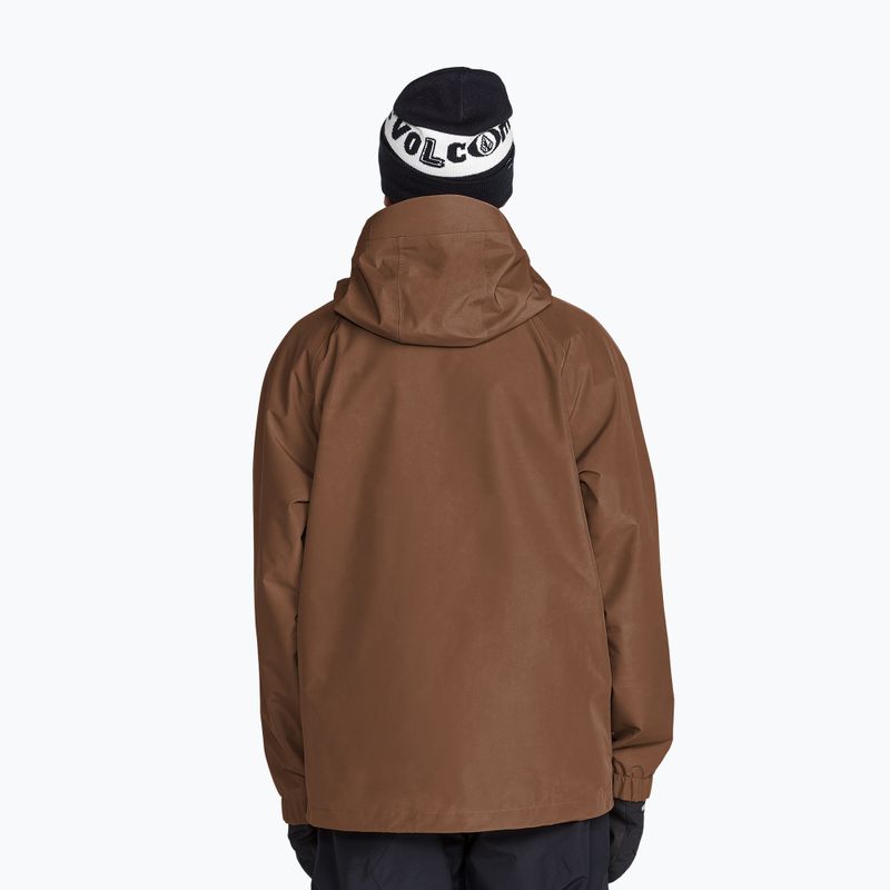 Kurtka snowboardowa męska Volcom Dua Insulated Gore-Tex Jacket desert taupe 4