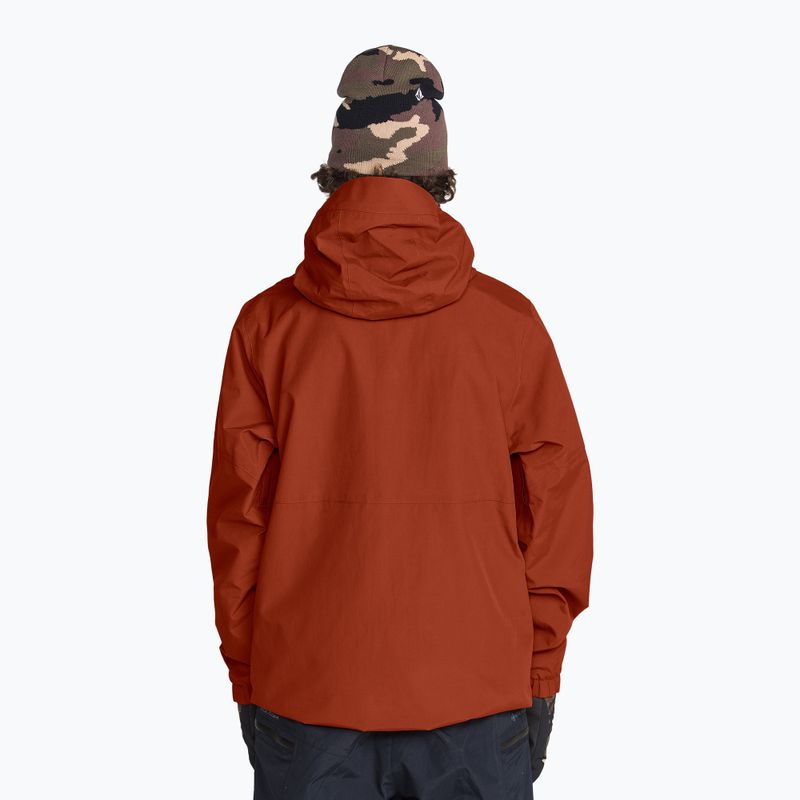 Kurtka snowboardowa męska Volcom L Gore-Tex Jacket burnt orange 4