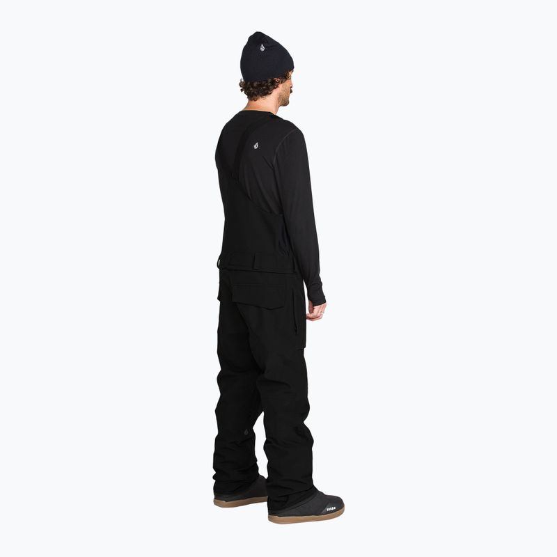 Spodnie snowboardowe męskie Volcom Roan Bib Overall 2026 black 3