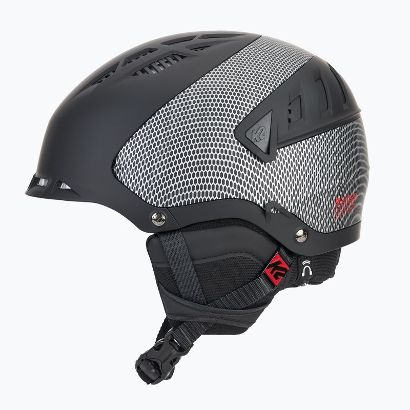 Kask narciarski z systemem audio K2 Diversion gunmetal/black 4