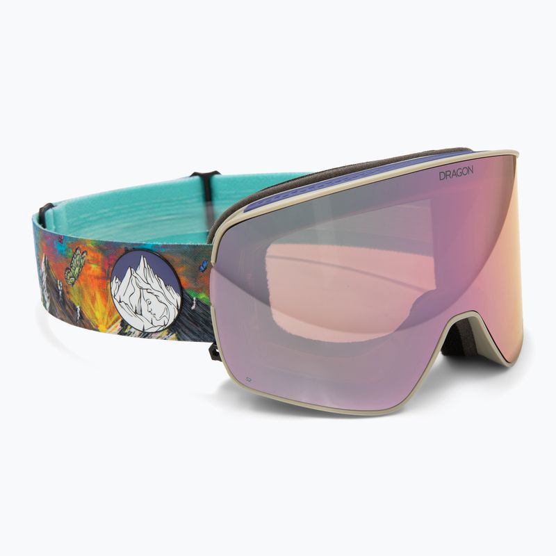 Gogle narciarskie DRAGON NFX2 kimmy fasani/lumalens rose gold ion/lumalens pink ion 2