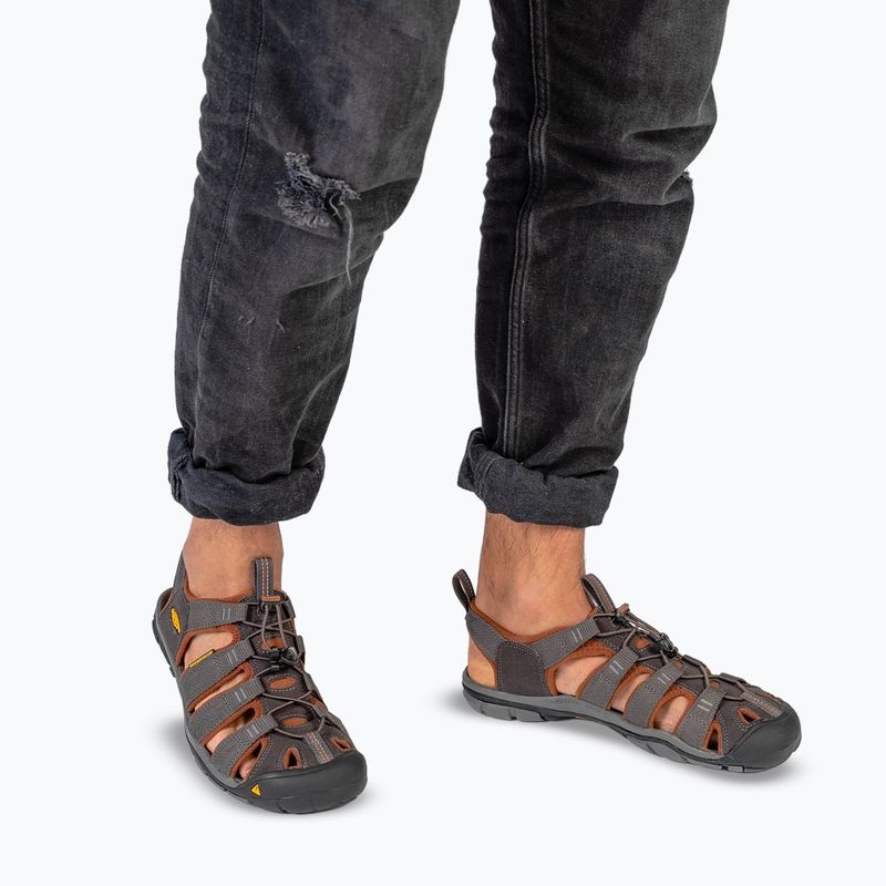 Sandały męskie KEEN Clearwater CNX raven/tortoise shell 8