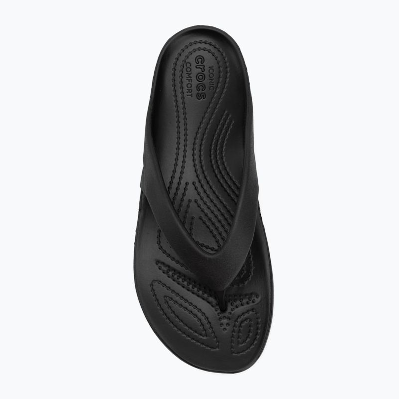 Japonki damskie Crocs Kadee II Flip black 5
