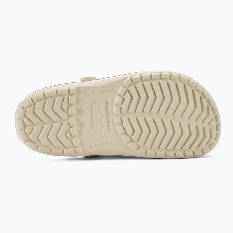 Klapki Crocs Crocband stucco/mellon 5