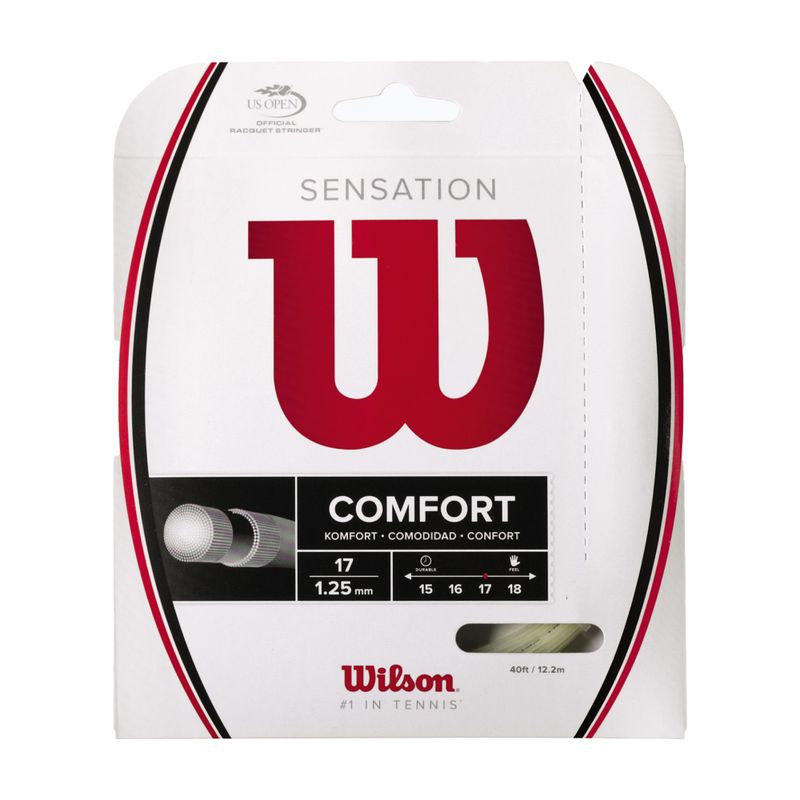 Naciąg tenisowy Wilson Sensation 17 12,2 m natural