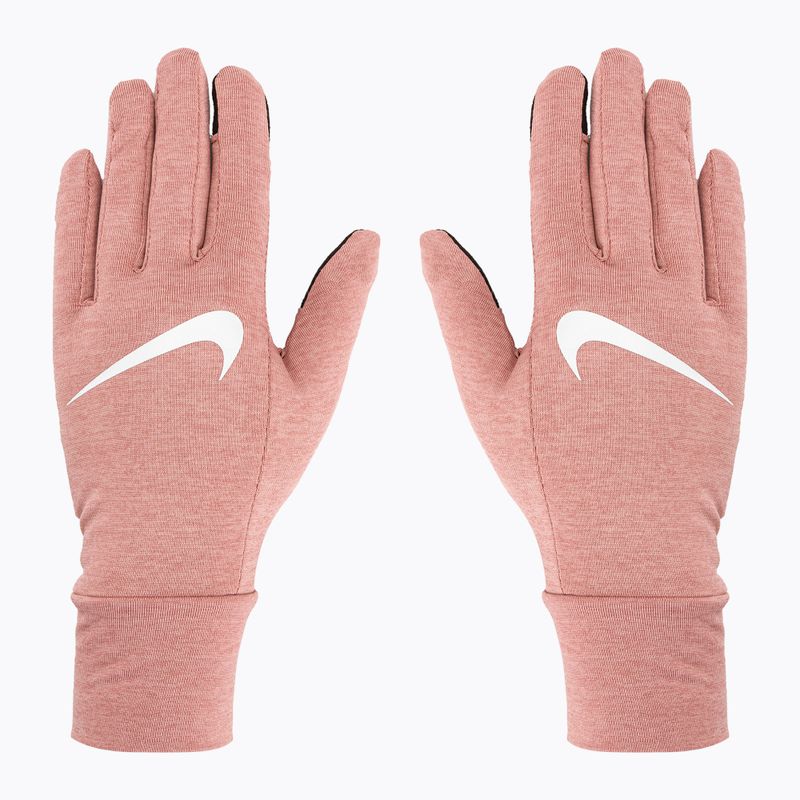 Rękawiczki do biegania damskie Nike Fleece RG red stardust/red stardust/silver 3