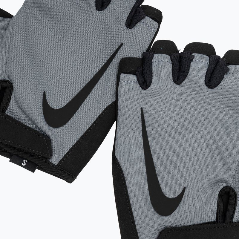 Rękawiczki treningowe męskie Nike Gym Essential FG 2.0 cool grey/black/black 4