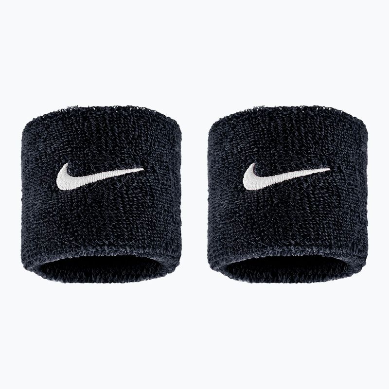 Frotki na nadgarstek Nike Swoosh Classic Wristbands 2 szt. black/white